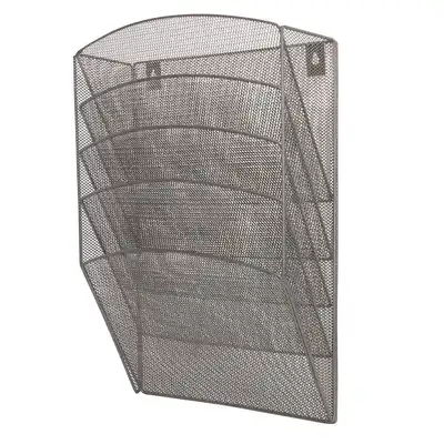 Zestaw 5 półek Q-Connect Office Set metalowy A4 srebrny