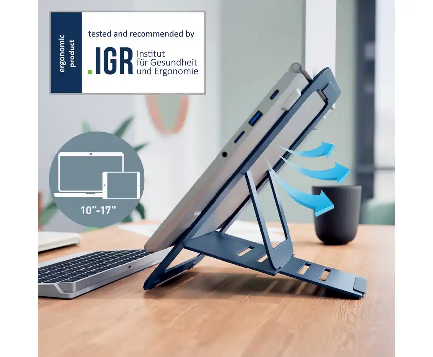 Podstawka ultrapłaska pod laptopa Leitz Ergo