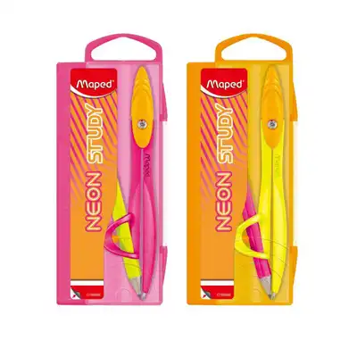 Cyrkiel Study Neon z ołówkiem Maped