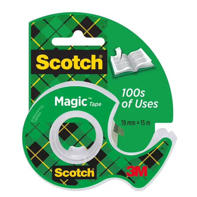 Taśma klejąca matowa Scotch Magic na podajniku 19mm x 7.5m
