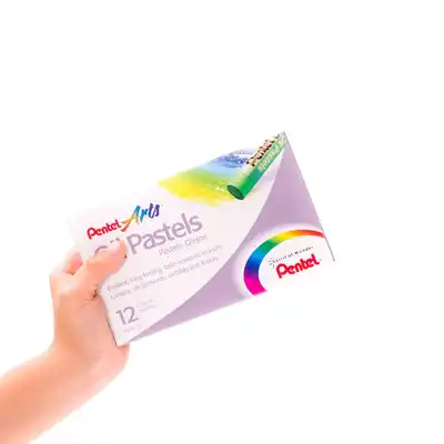 Pastele olejne Pentel 12 kolorów