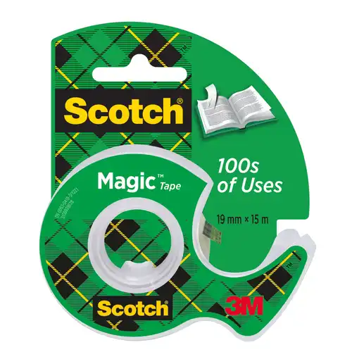 Taśma klejąca matowa Scotch Magic na podajniku 19mm x 7.5m