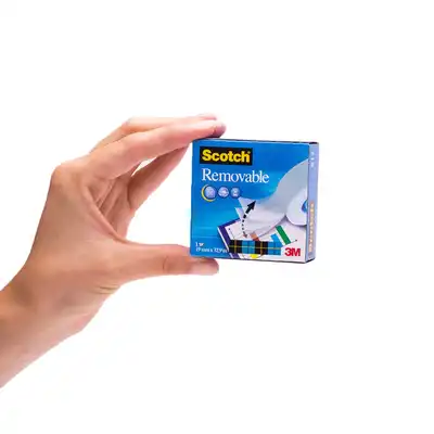 Taśma klejąca matowa odklejalna Scotch Magic 19mm x 33m