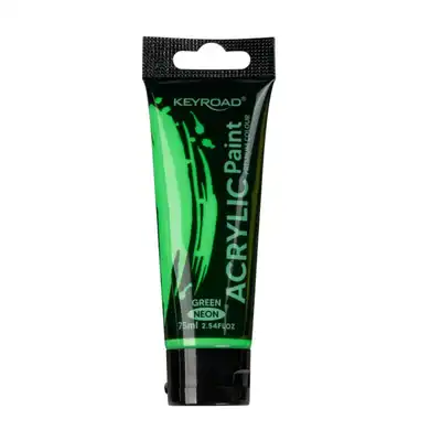 Farba akrylowa Keyroad 75ml neon zielona