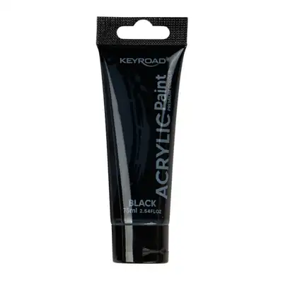 Farba akrylowa Keyroad 75ml czarna
