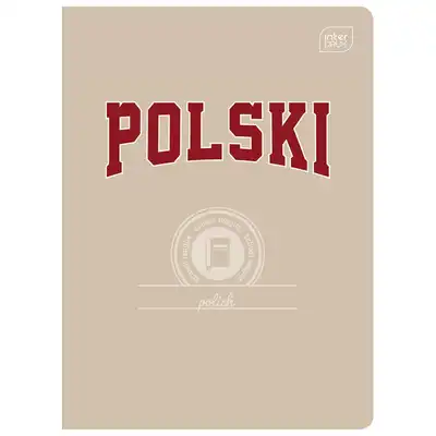 Zeszyt A5 60 kartek Język Polski Hybrid Interdruk przedmiotowy