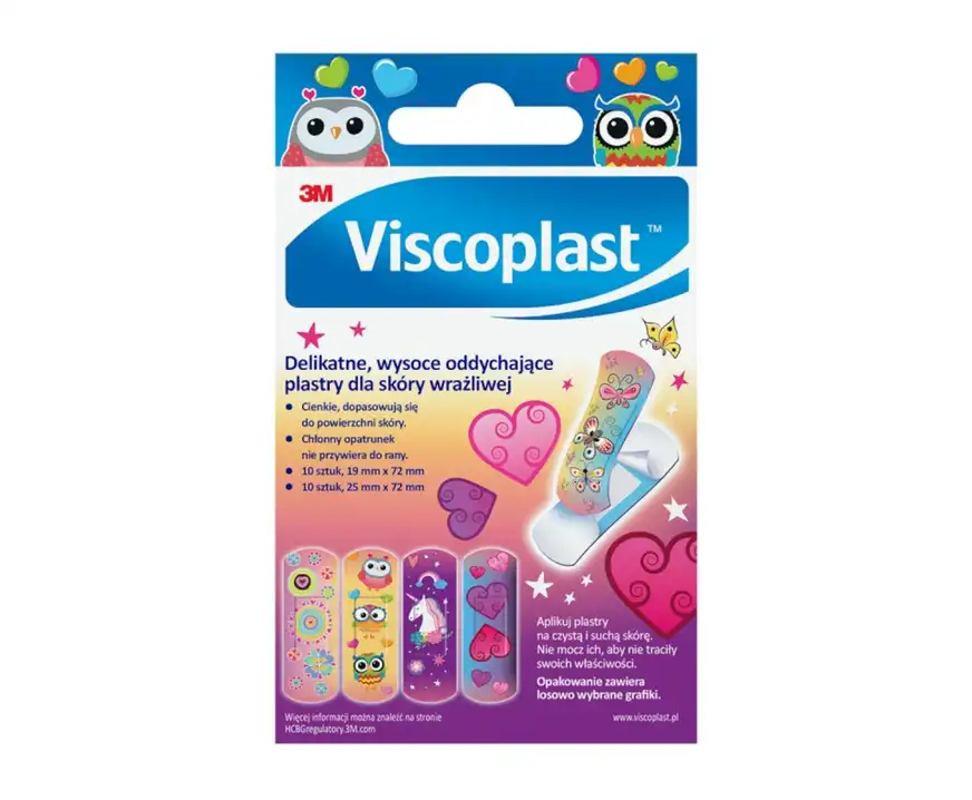 Plastry dziecięce Viscoplast Magiczne 20 sztuk