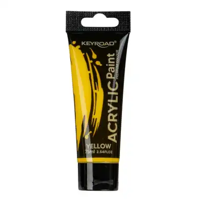 Farba akrylowa Keyroad 75ml żółta