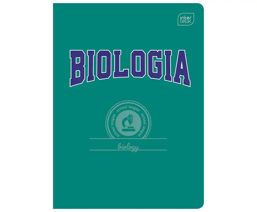 Zeszyt A5 60 kartek Biologia Hybrid Interdruk przedmiotowy