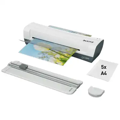 Laminator Leitz iLAM Home A4 + zestaw akcesoriów 4w1