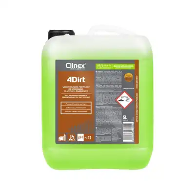 Płyn do usuwania tłustych zabrudzeń Clinex 4Dirt 5l