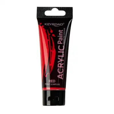 Farba akrylowa Keyroad 75ml czerwona