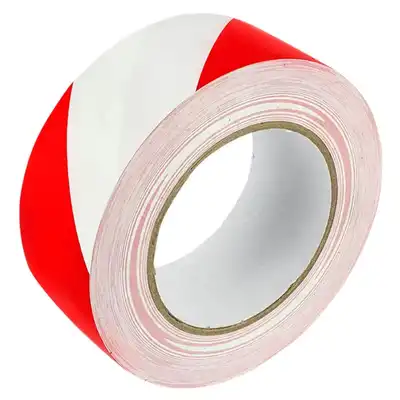 Taśma ostrzegawcza Grand 48×50 m biało-czerwona