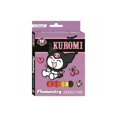 Flamastry Kuromi 12 kolorów