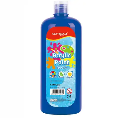 Farba akrylowa Keyroad 1000 ml niebieska