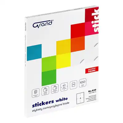 Etykiety samoprzylepne Grand 105x148 mm