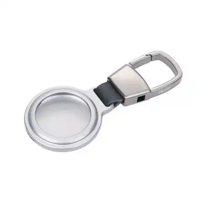 Brelok etui na AirTag TROIKA AirTag Holder srebrny