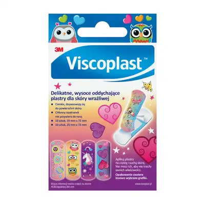 Plastry dziecięce Viscoplast Magiczne 20 sztuk