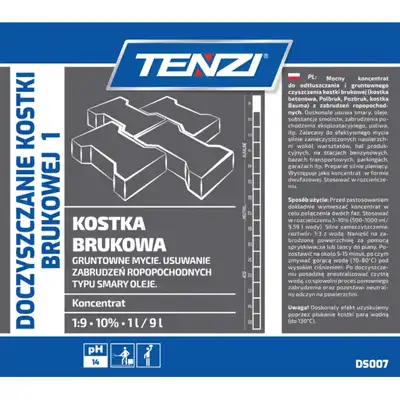 Dwufazowy koncentrat do czyszczenia kostki brukowej Tenzi 5l
