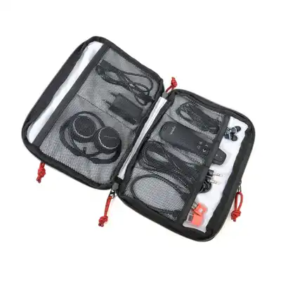 Organizer na kable i akcesoria TROIKA Business Tech Pouch 2 szary
