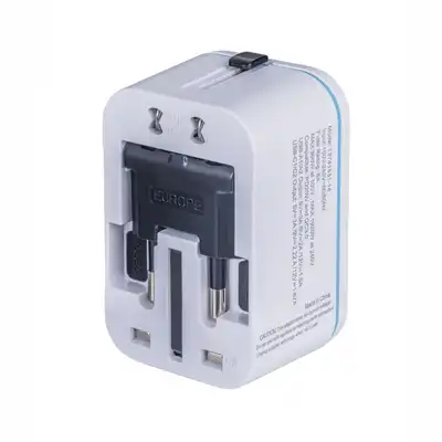 Adapter podróżny Donau Travel 205 biały