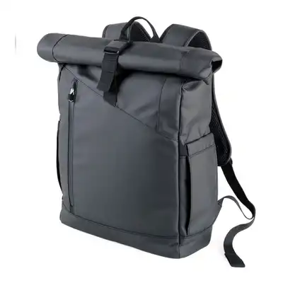 Plecak rolowany TROIKA Black Roll Top czarny