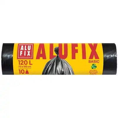 Worki na śmieci ALUFIX Economy HDPE 120 litrów
