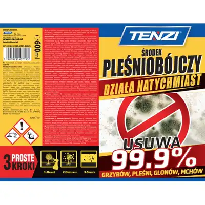 Środek pleśniobójczy do ścian i okien Tenzi 0,6l
