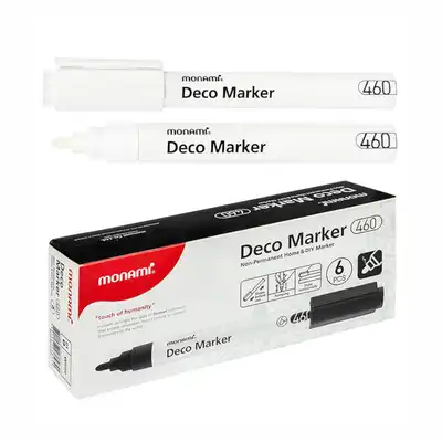 Marker akrylowy Deco Marker MonAmi B 460 biały