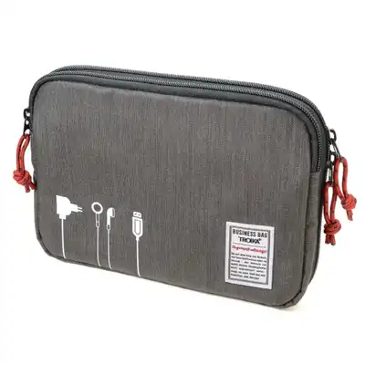 Organizer na kable i akcesoria TROIKA Business Tech Pouch 2 szary