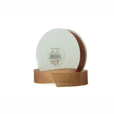 Wstążka brokatowa 12mmx32m czerwona