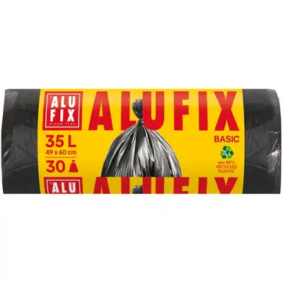Worki na śmieci ALUFIX Economy HDPE 35 litrów