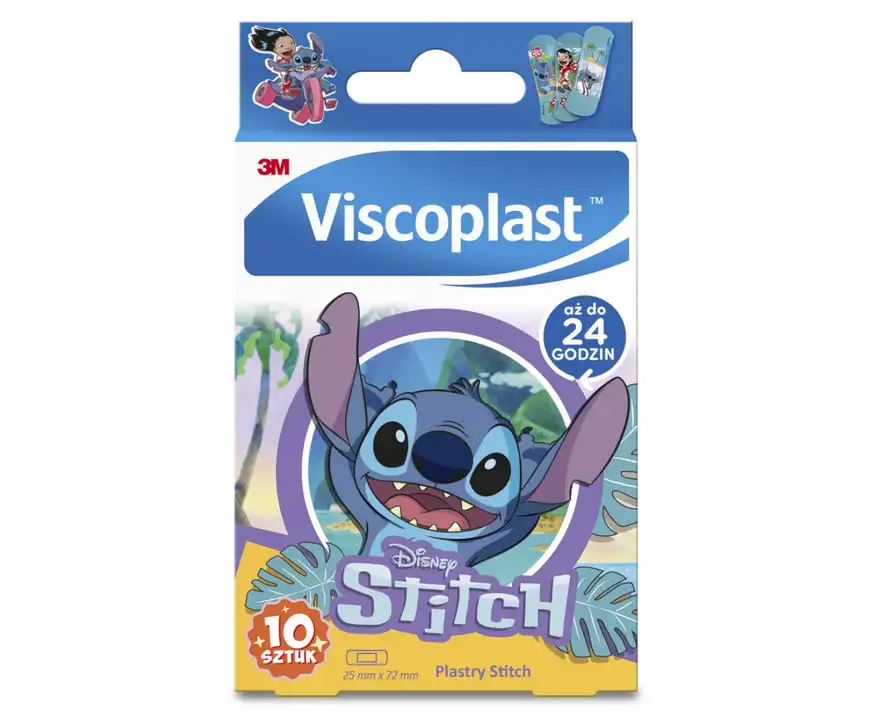Plastry dziecięce Viscoplast Stitch 10 sztuk