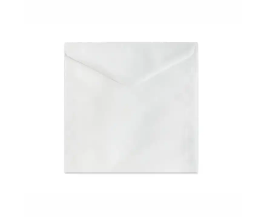 Koperty ozdobne 16x16 kalka biała