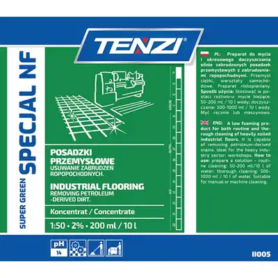 Środek do zabrudzeń organicznych Tenzi Super Green Specjal NF 5l
