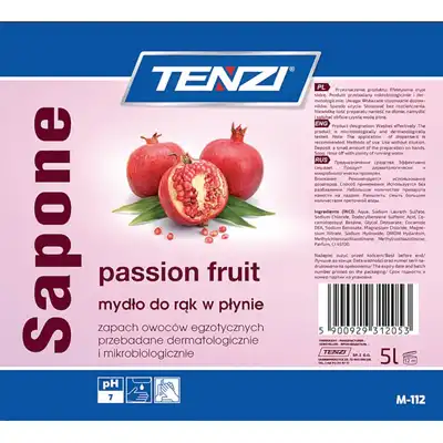 Mydło w płynie delikatne Tenzi Sapone Passion Fruit 5l owocowe