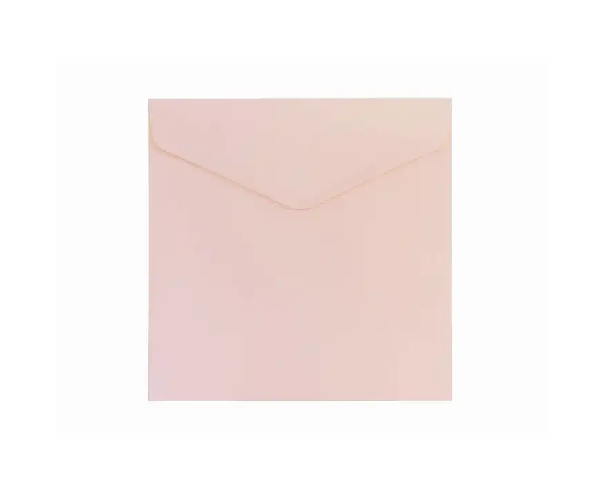 Koperty ozdobne 16x16cm gładkie różowe 120g Argo