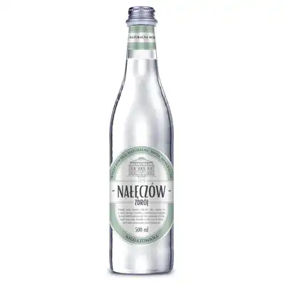 Woda mineralna Nałęczów Zdrój niegazowana 0,5l szklana butelka