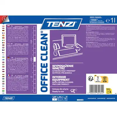 Płyn szybkoschnący do mycia i pielęgnacji mebli Tenzi Office Clean 1l