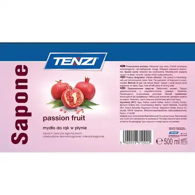 Mydło w płynie delikatne Tenzi Sapone Passion Fruit 0,5l owocowe
