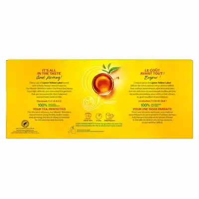 Herbata czarna Lipton Yellow Label 400 torebek