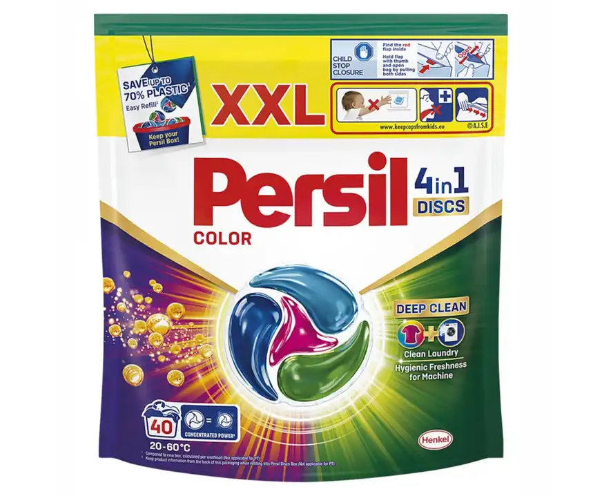 Kapsułki do prania Persil Deep Clean Discs Color 4w1 kolor 40 sztuk