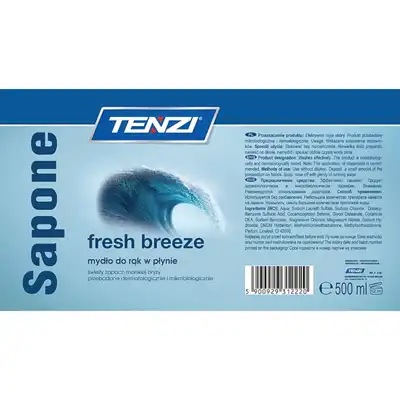 Mydło w płynie delikatne Tenzi Sapone Fresh Breeze 0,5l morska bryza