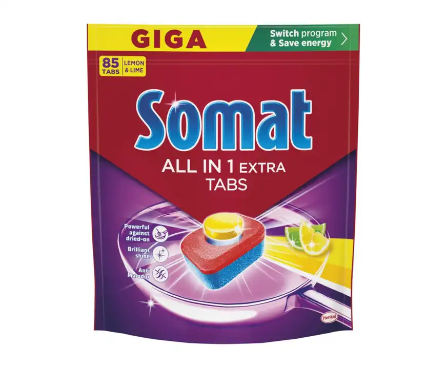 Kapsułki do zmywarki Somat All in 1 Extra Lemon 85 sztuk
