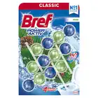 Kulki myjąco-zapachowe do toalet Bref Power Aktiv Pine 3x50g