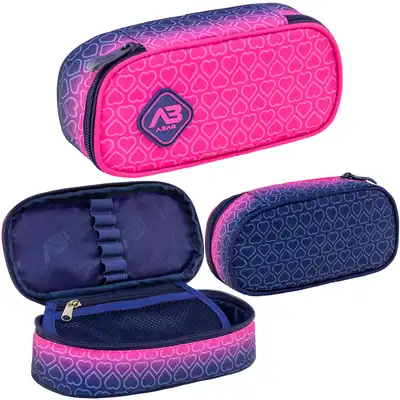Piórnik saszetka Abag Hexagon Pink Ombre AC6
