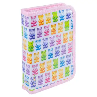 Piórnik szkolny z wyposażeniem 1 komora Colorful Teddy Bears Gimboo