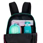 Plecak szkolny Head Black Pink Mint AB200