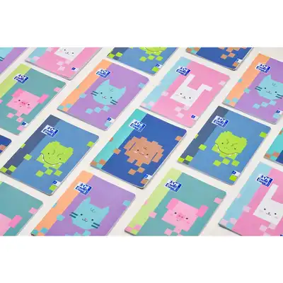 Zeszyt Oxford A5 16 kartek kratka Zoo Blocks