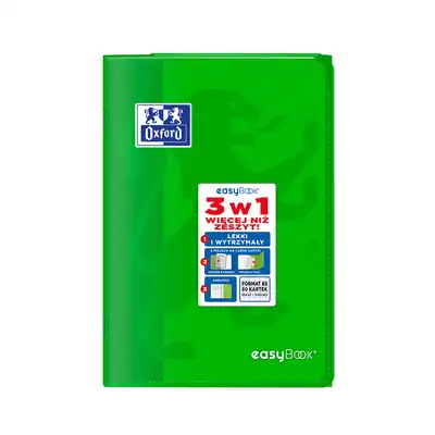 Zeszyt Oxford B5 60 kartek kratka 3w1
